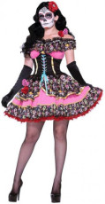 Day of the Dead Pink Dress